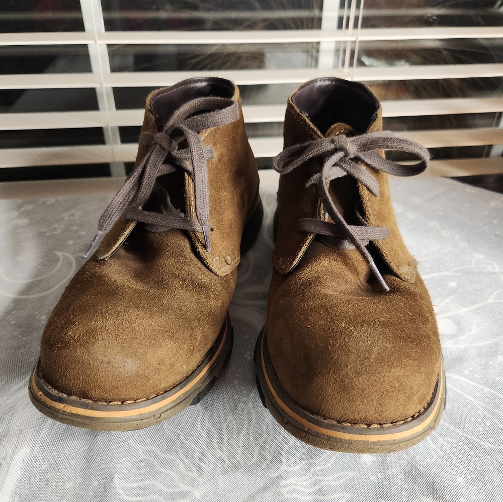 Men's Dunham Brown Leather Suede Chukka Boots Size 11.5‎ - Picture 11 of 14
